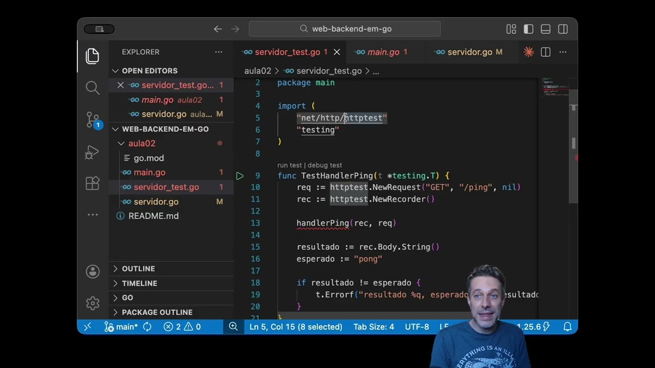 Web Backend em Go - Aula 02A - Arquitetura cliente-servidor e o pacote net/http