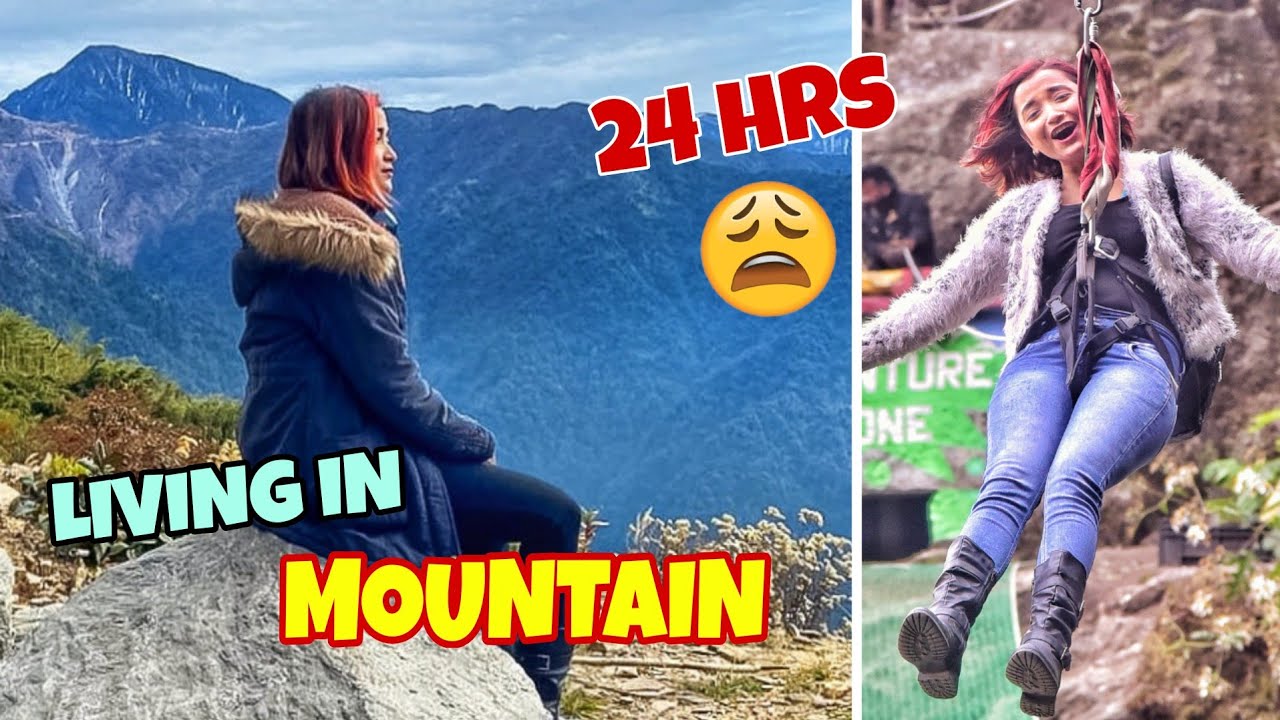 LIVING in The MOUNTAIN ALONE for 24 HOURS CHALLENGE - Most SCARY OVERNIGHT Challenge INDIA