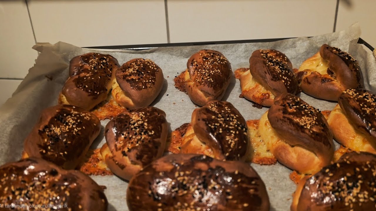 PAZAR KAHVALTISINA EŞİM NEFİS POĞAÇALAR YAPTI.