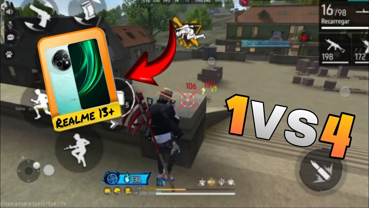 SOLO VS SQUAD NA NOVA ATUALIZAÇÃO 😬🔥 | JOGANDO NO REALME 13+