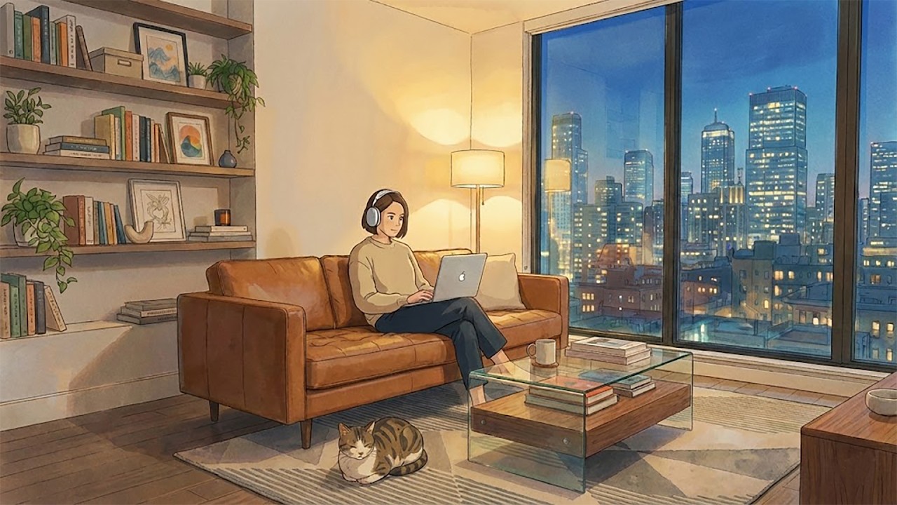 City Lights Lofi ✨ Smooth Beats for Night Focus & Relaxation 🌿 #lovelofisongs