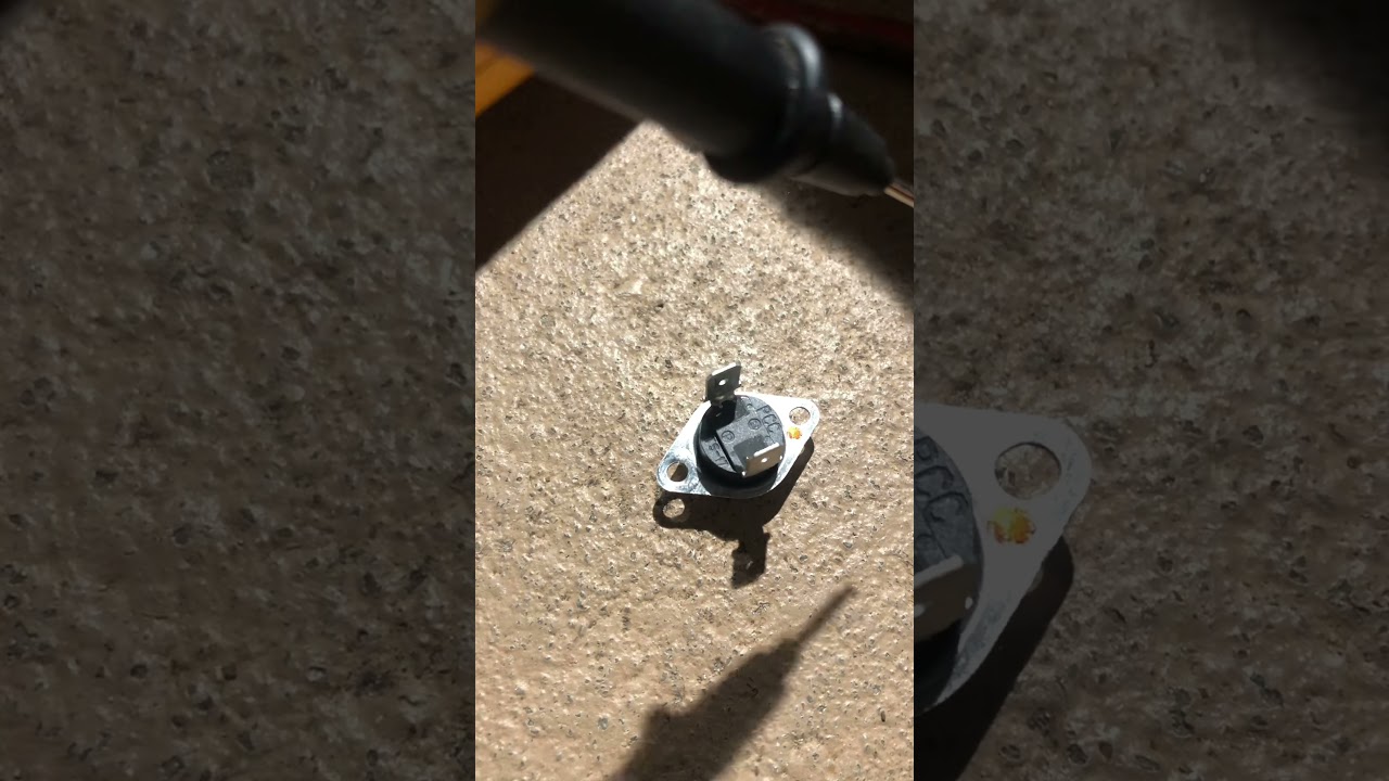 Testing a thermal fuse (Samsung dryer) dryer not turning on. Clicking