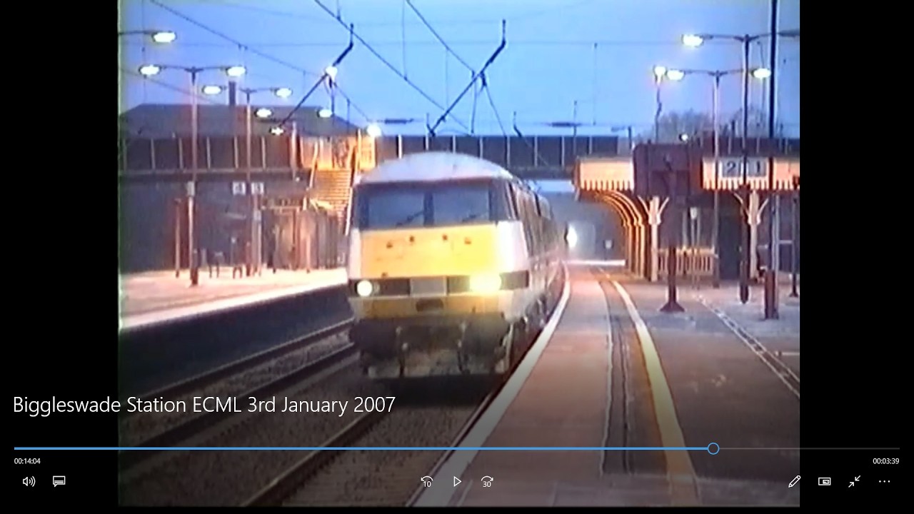 Biggleswade Station ECML 3rd January 2007