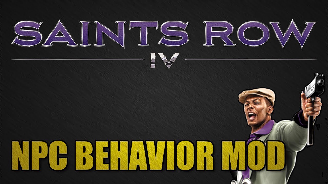 Saints Row IV-NPC behavior mod showcase