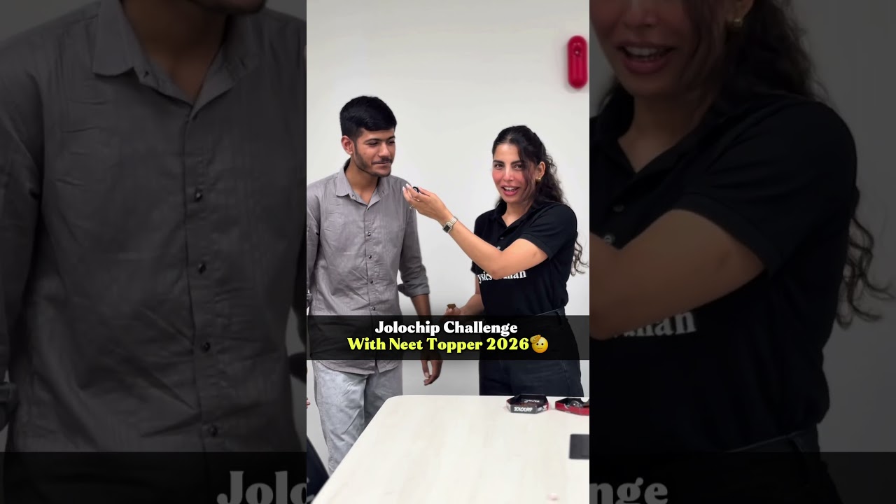 Jolochip Challenge With Neet Topper's😱🫡#physicwallah #neet #pw_motivation #alakh_sir_motivation