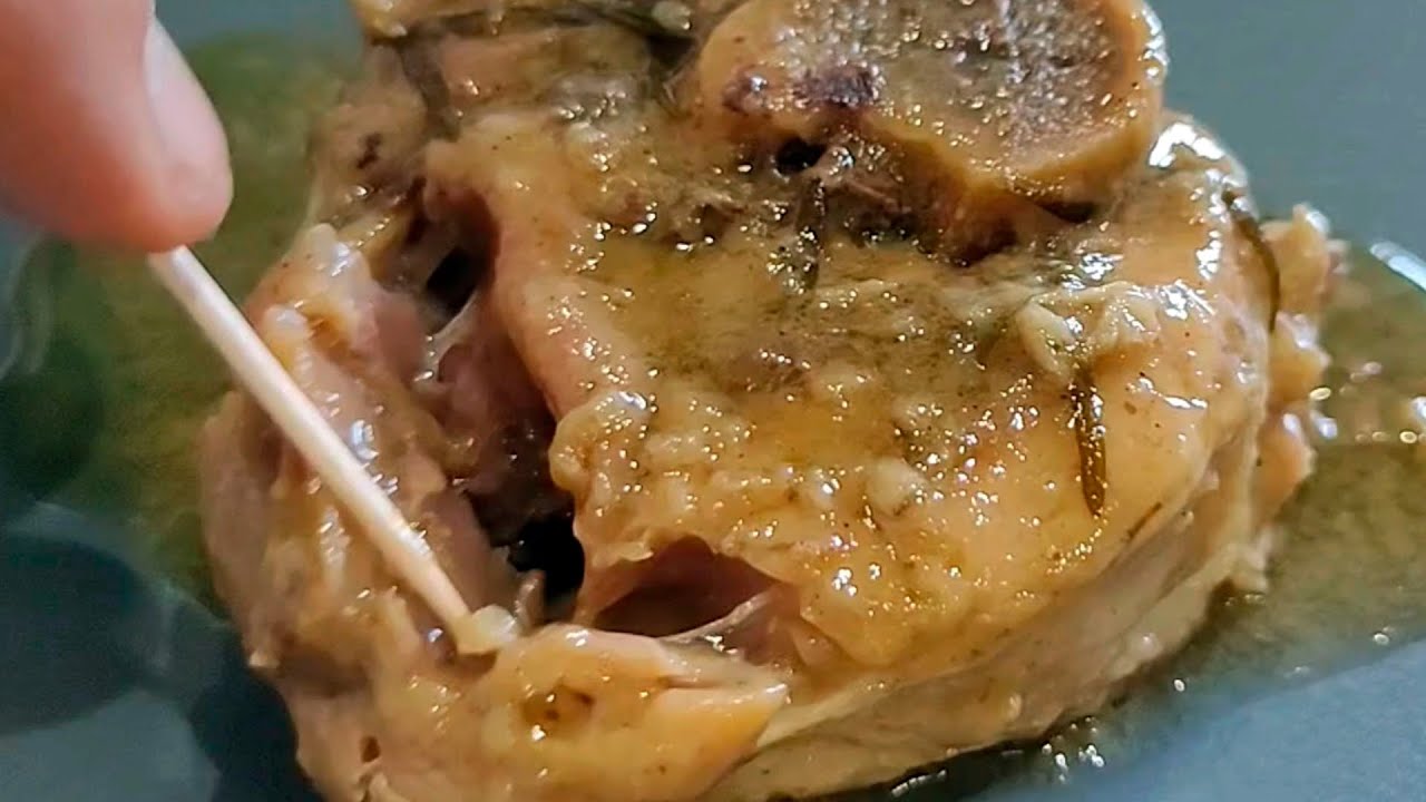 OSSOBUCO DI MAIALE (STINCO) TENERISSIMO - si taglia con lo stuzzicadente ...
