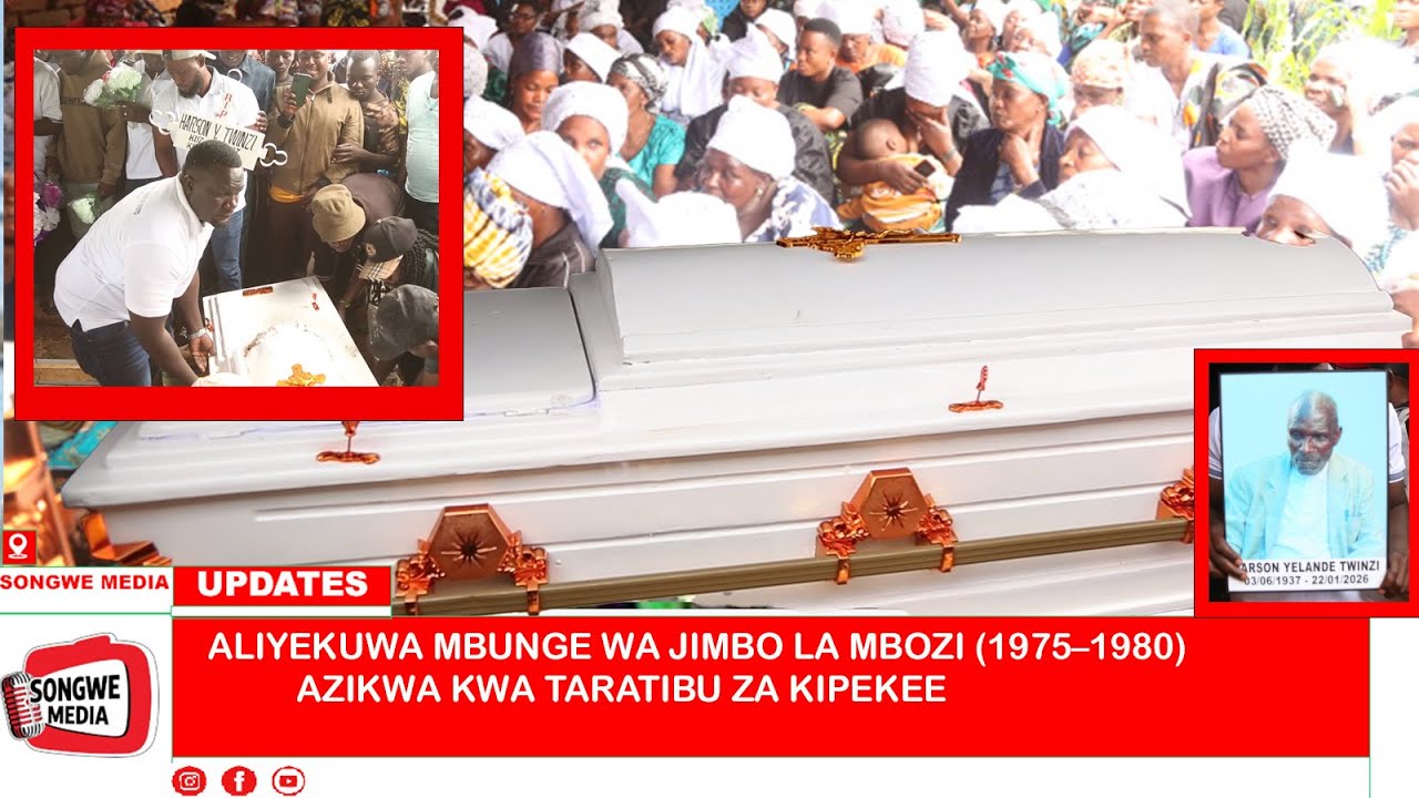 ALIYEWAHI KUWA MBUNGE WA JIMBO LA MBOZI MWAKA 1975-1980 AZIKWA KWA TALATIBU ZA KIPEKE