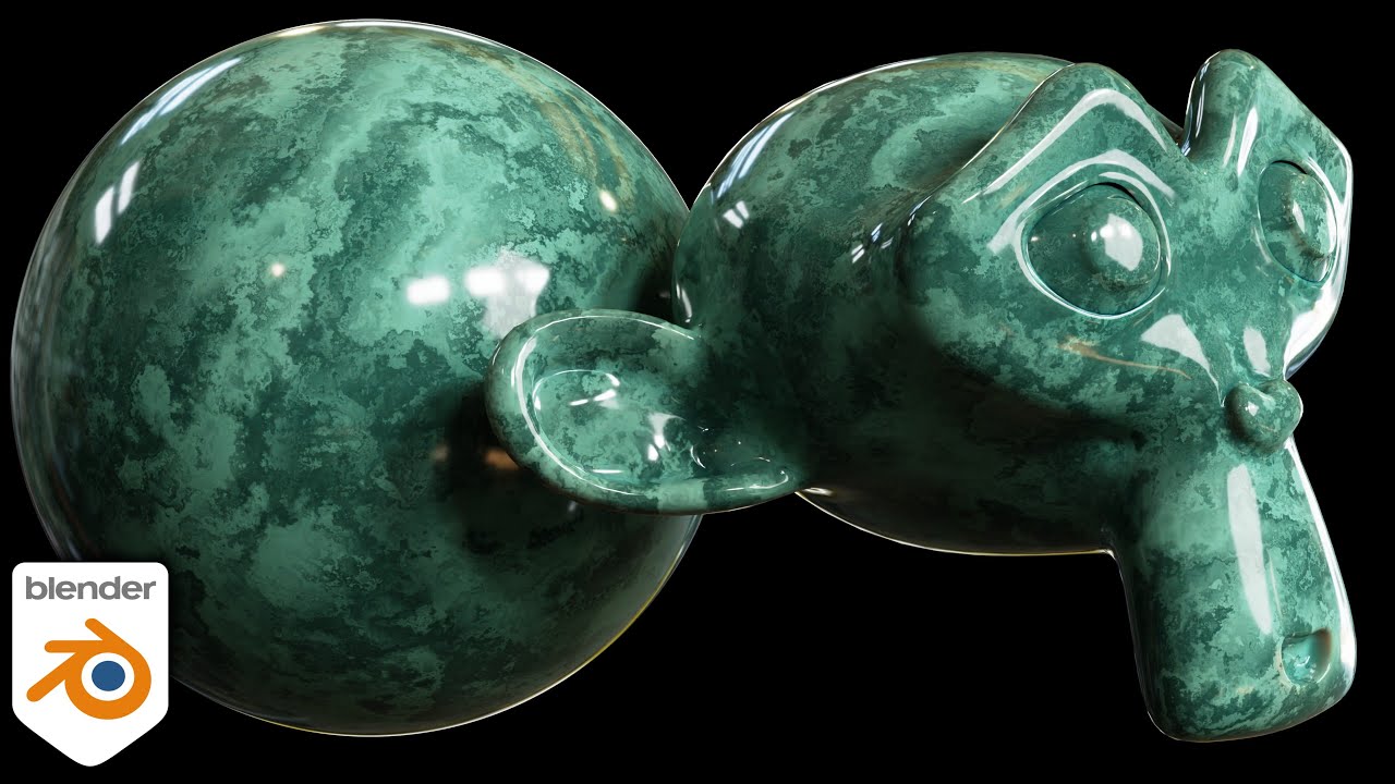 Процедурный материал Aqua Marble (урок по Blender)