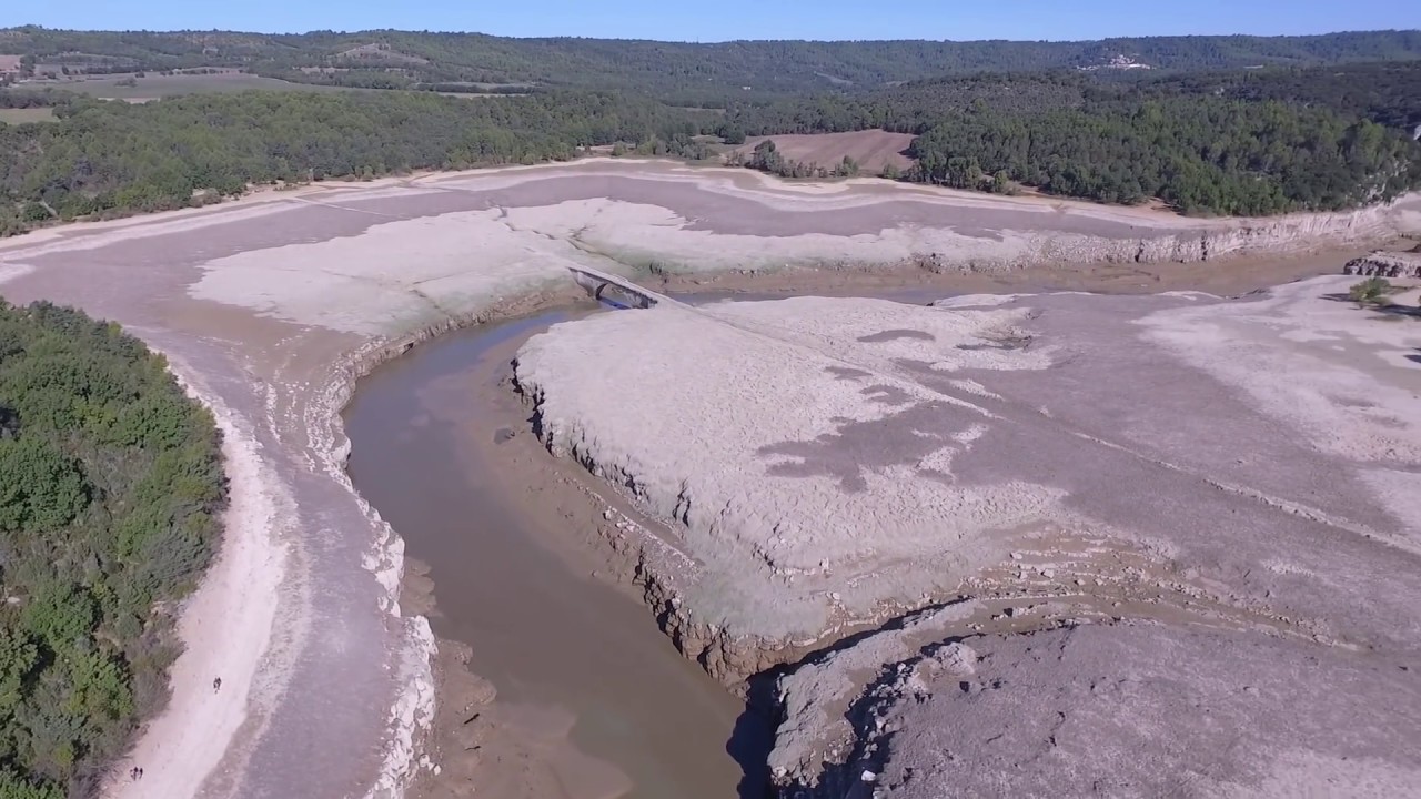 Vidange du Lac d'Artignosc - Lac de Montpezat - Le Verdon