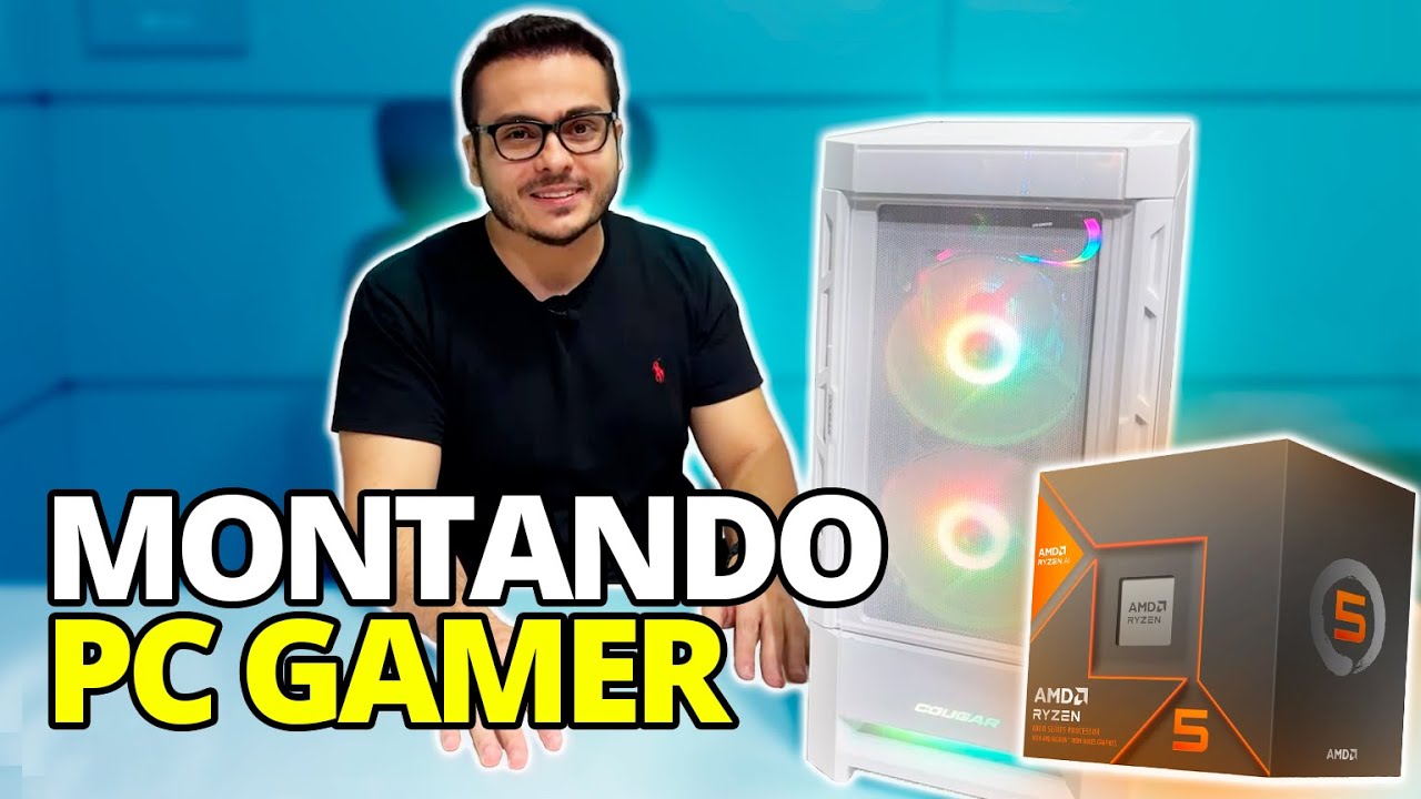 MONTANDO O NOSSO PC GAMER COM O NOVO RYZEN R5 8600G - MELHOR CUSTO BENEFICIO