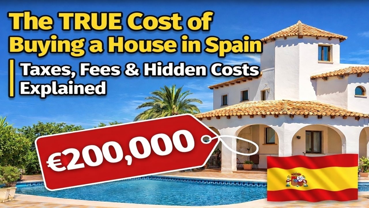 The TRUE Cost of Buying a House in Spain 🇪🇸 | Taxes, Fees & Hidden Costs Explained