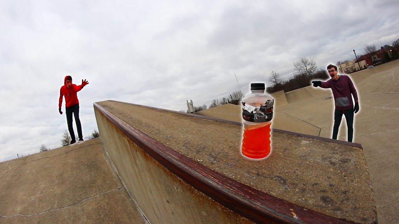 ULTIMATE SKATEPARK BOTTLE FLIPPING 2!
