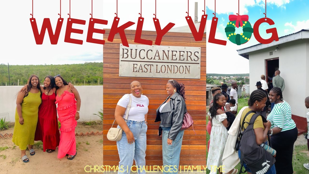 WEEKLY VLOG | christmas, spicy noodles, family laughter | SOUTH AFRICAN YOUTUBER