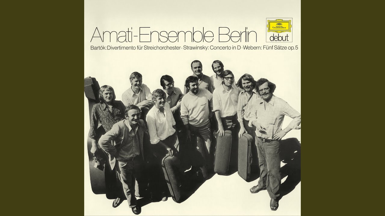 Stravinsky: Concerto in D for String Orchestra , K75: II. Arioso. Andantino