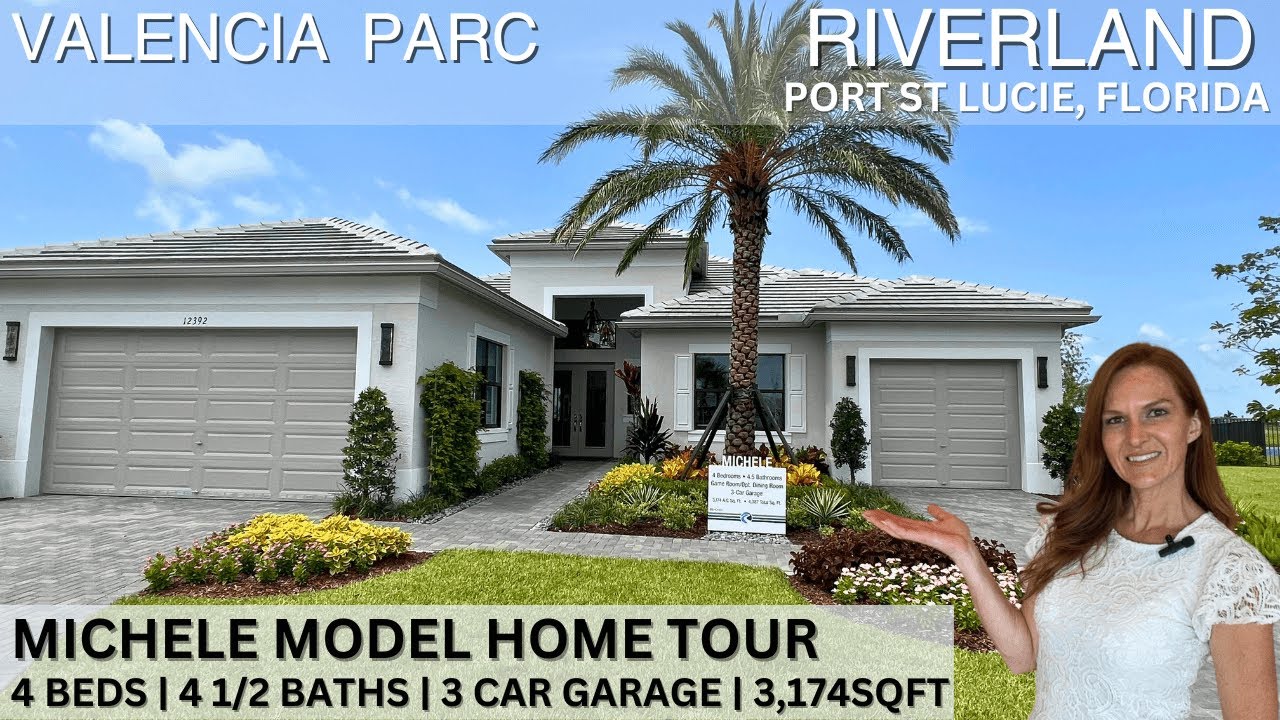 Michele Model Home Valencia Parc Port St Lucie Florida GL Homes