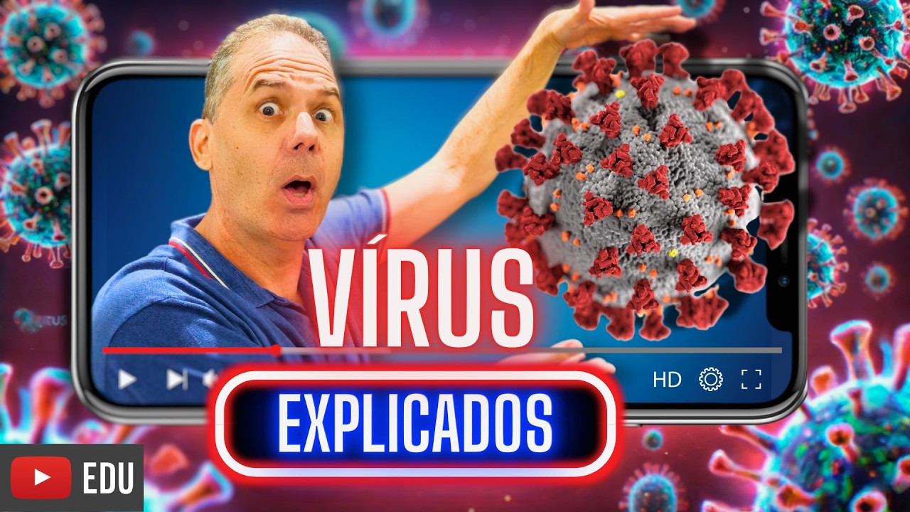 VÍRUS: ESTRUTURA, CICLOS e DOENÇAS VIRAIS- AULA COMPLETA | CiênciaTraduzida com Professor Hilton