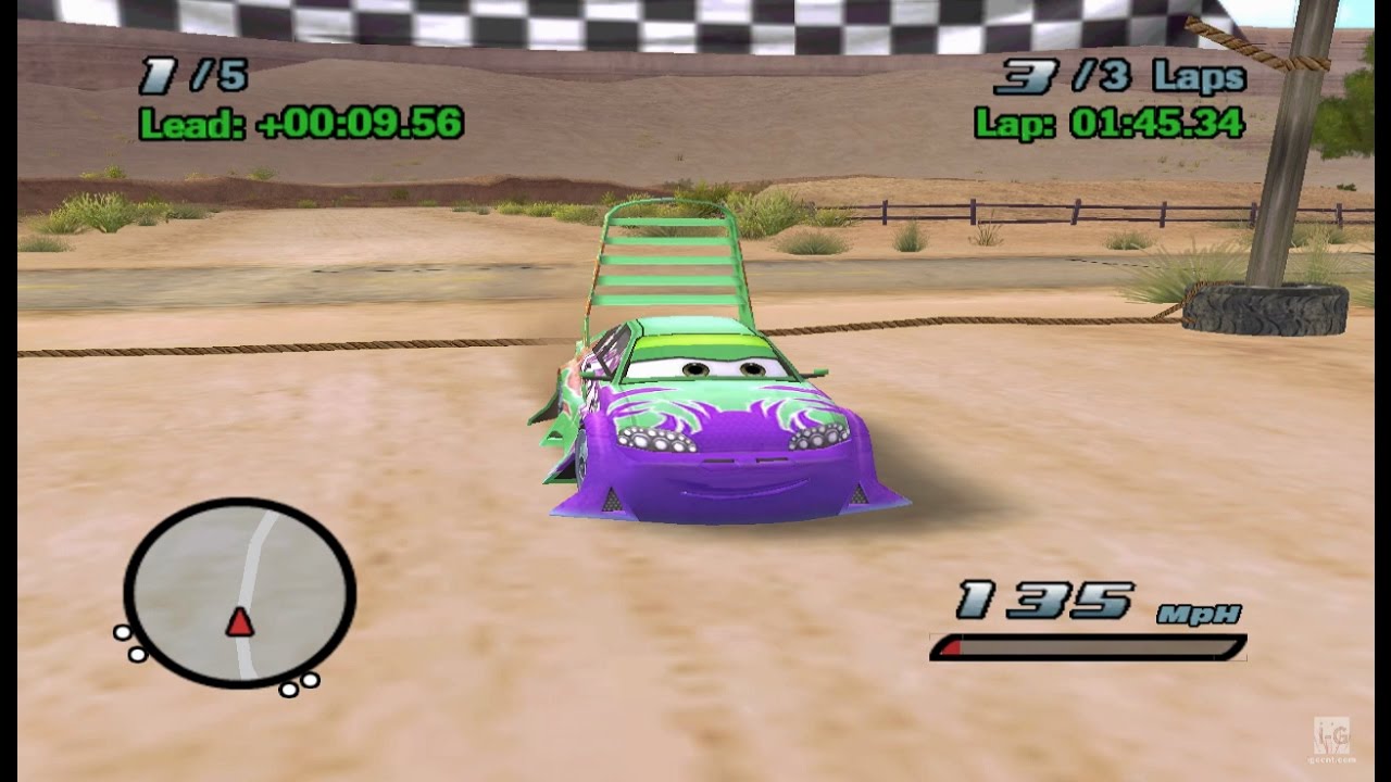 Disney Pixar Cars Lightning McQueen Chick Hicks Wingo Darrell Cartrip Racing HD