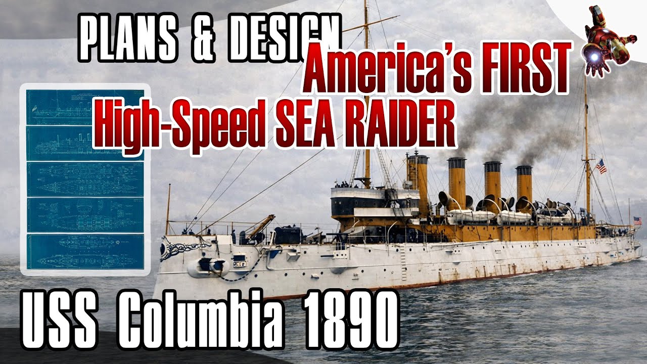 Бронированный крейсер USS COLUMBIA (C-12): ПЛАНЫ И ПРОЕКТ * ПЕРВЫЙ В ИСТОРИИ БЫСТРОХОДНЫЙ МОРСКОЙ...
