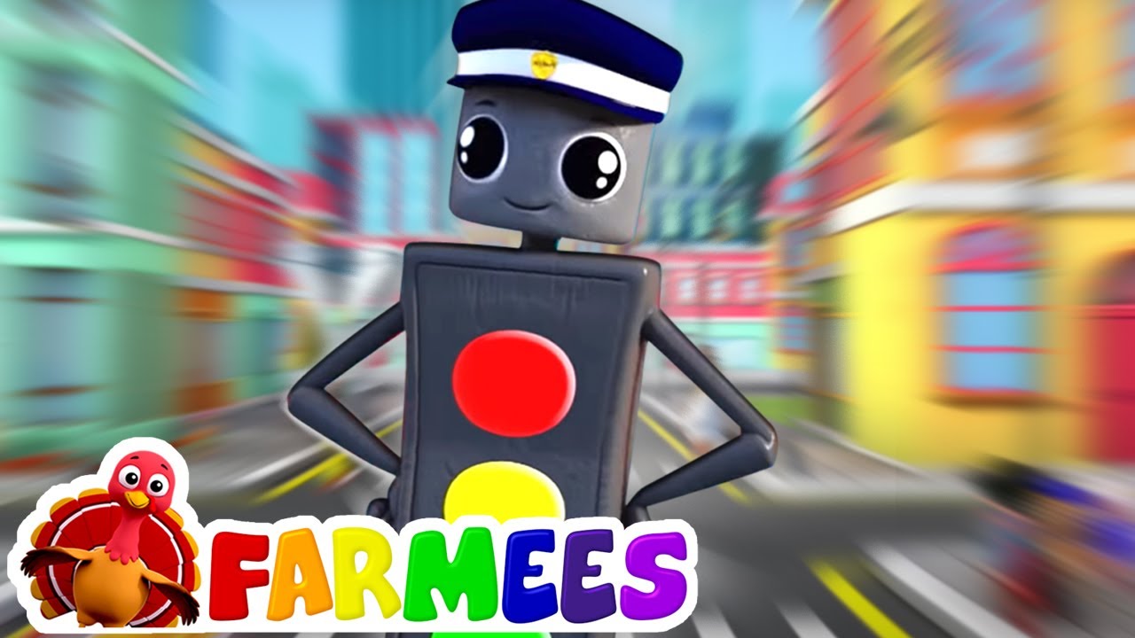 Senhor sinal de tr&acirc;nsito | Can&ccedil;&atilde;o infantil | Anima&ccedil;&atilde;o | Farmees Portugu&ecirc;s | Musica para bebes