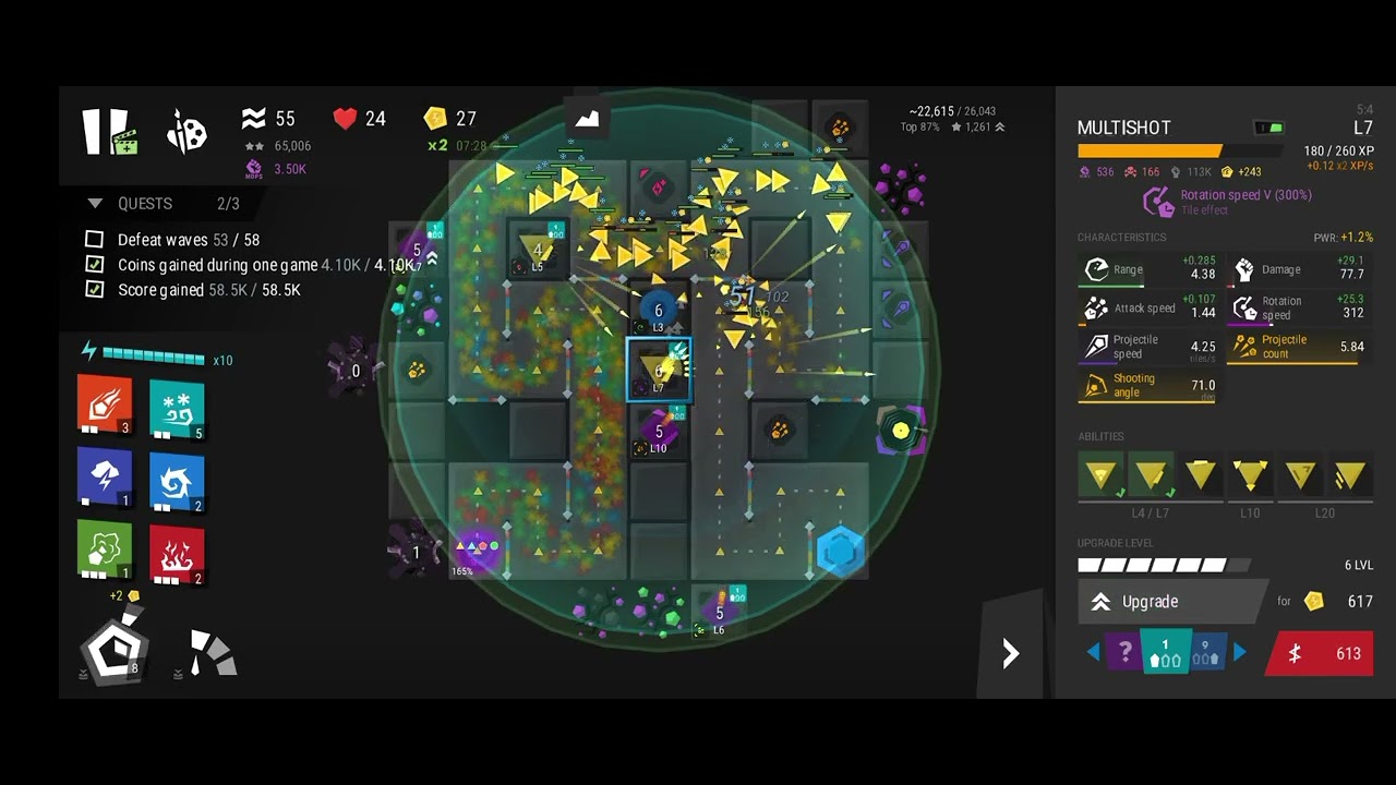 Infinitode 2 | Level 3.7 (3 stars)
