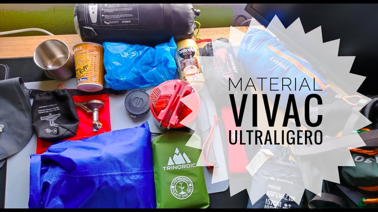 Material Vivac ULTRALIGERO - ESTO es lo que NECESITAS para HACER VIVAC!