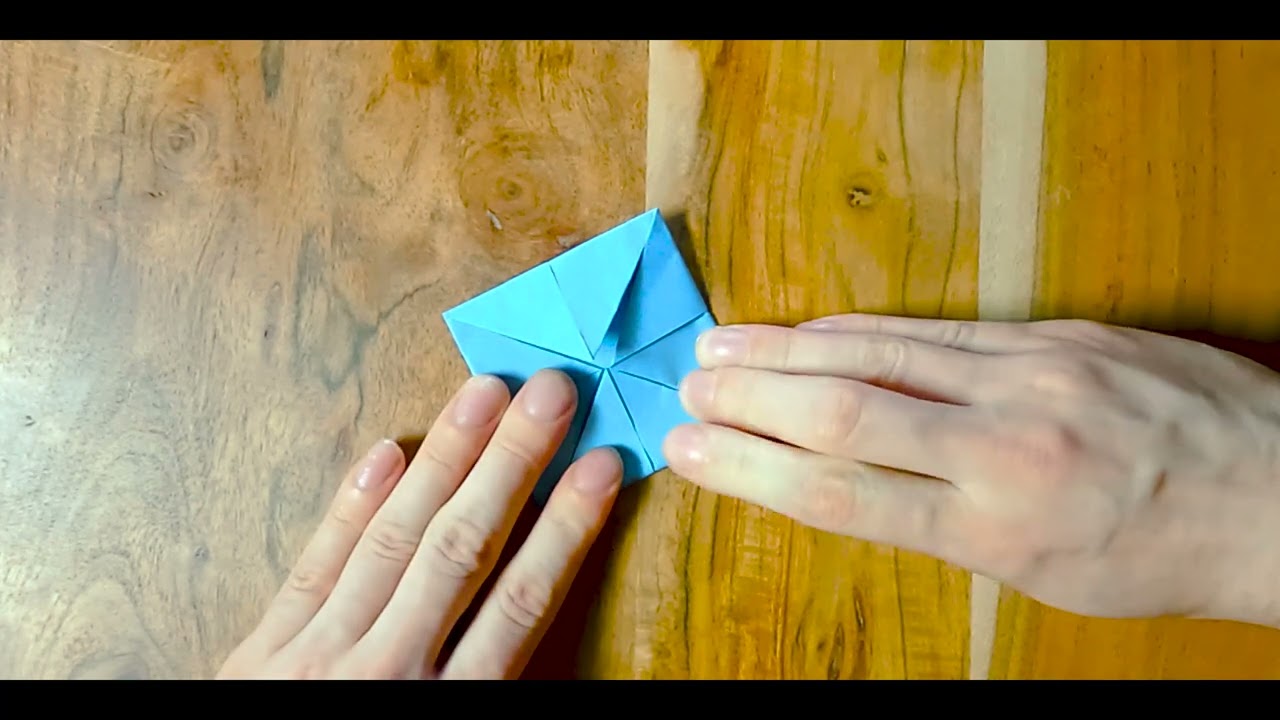 Faltanleitung Stuhl - Origami falten leicht gemacht