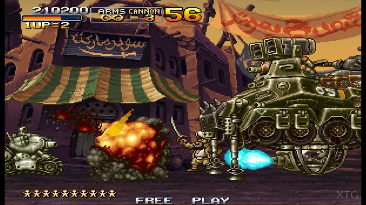 Metal Slug X (Metal Slug Anthology) PS2 Gameplay HD (PCSX2)