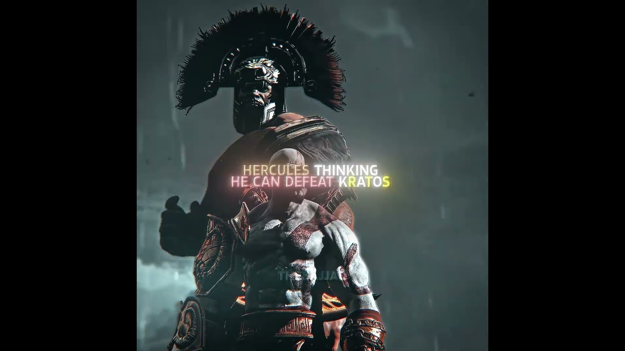 Kratos Faces Off Against Hercules 🥶 [4K] | God of War 3 #shorts