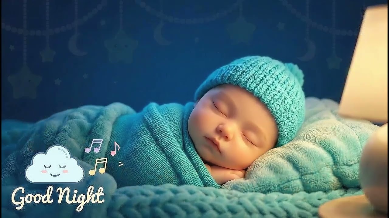 Baby Sleep Music 🌙 Instant Baby Sleep in 3 Minutes 💤 Calm & Relaxing Night🎵Mozart & Brahms Lullabies