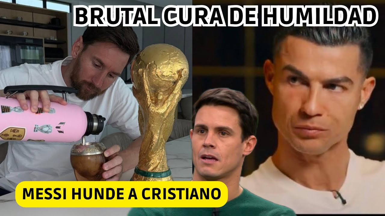 💥 BRUTAL LECCION DE HUMILDAD DE MESSI A CRISTIANO tras SUS LLOROS y RIDICULO MUNDIAL DE EDU AGUIRRE