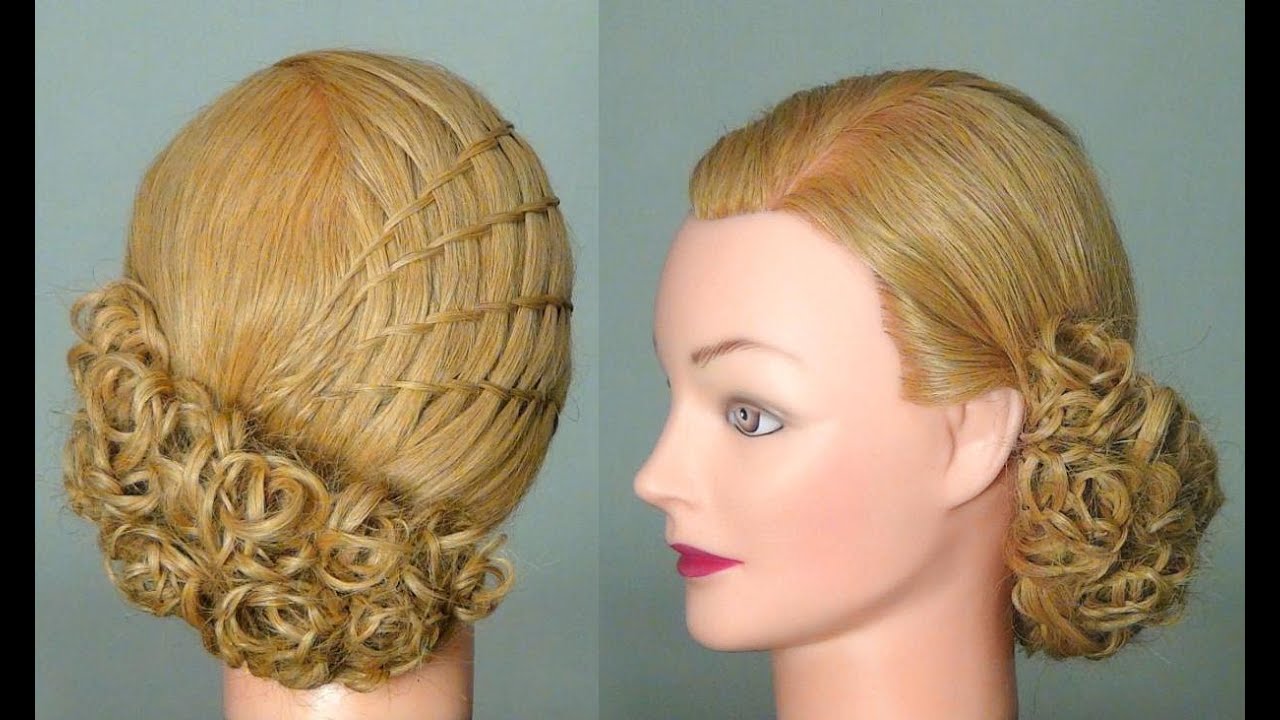 Прическа: Французский водопад.  Waterfall twist hairstyle tutorial