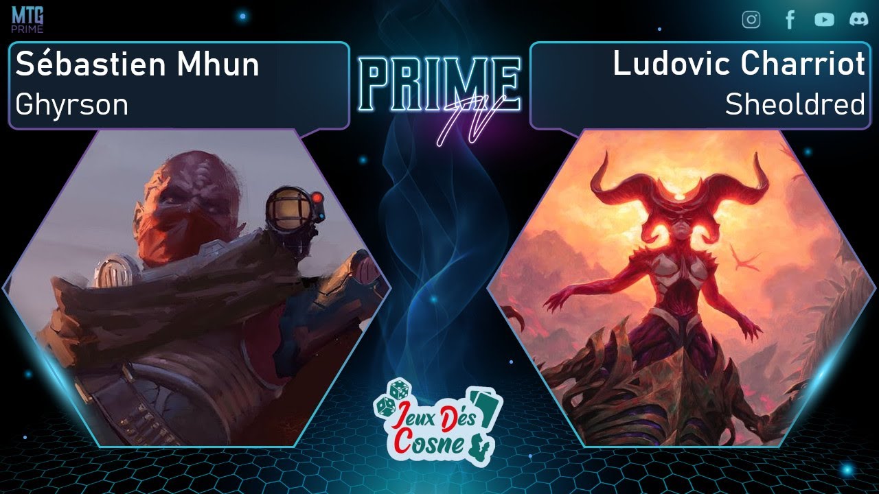 GHYRSON VS SHEOLDRED - RONDE 4 - COSNES SUR LOIRE - MTG DUEL COMMANDER