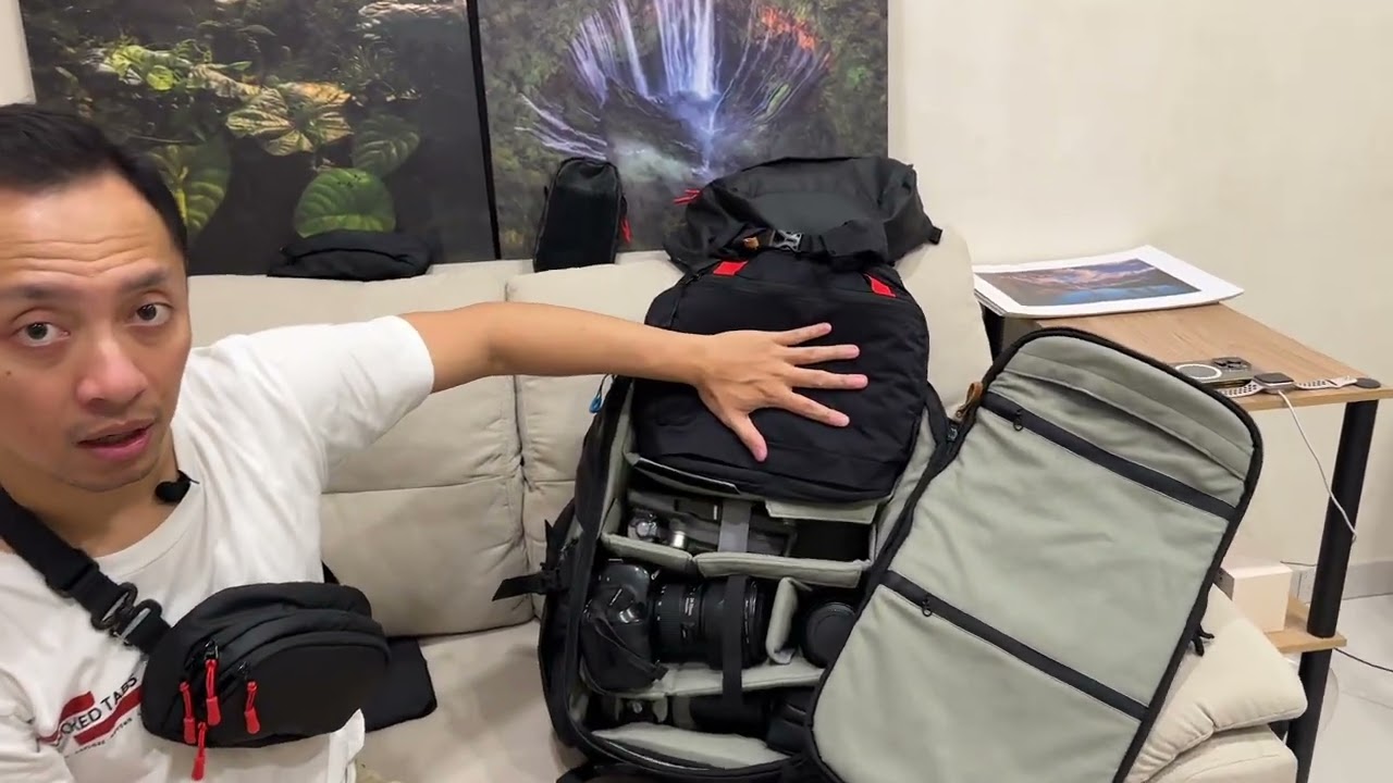 Соберите свою сумку для фотоаппарата Two Red Tabs за 10 минут #DareToExplore 🎒