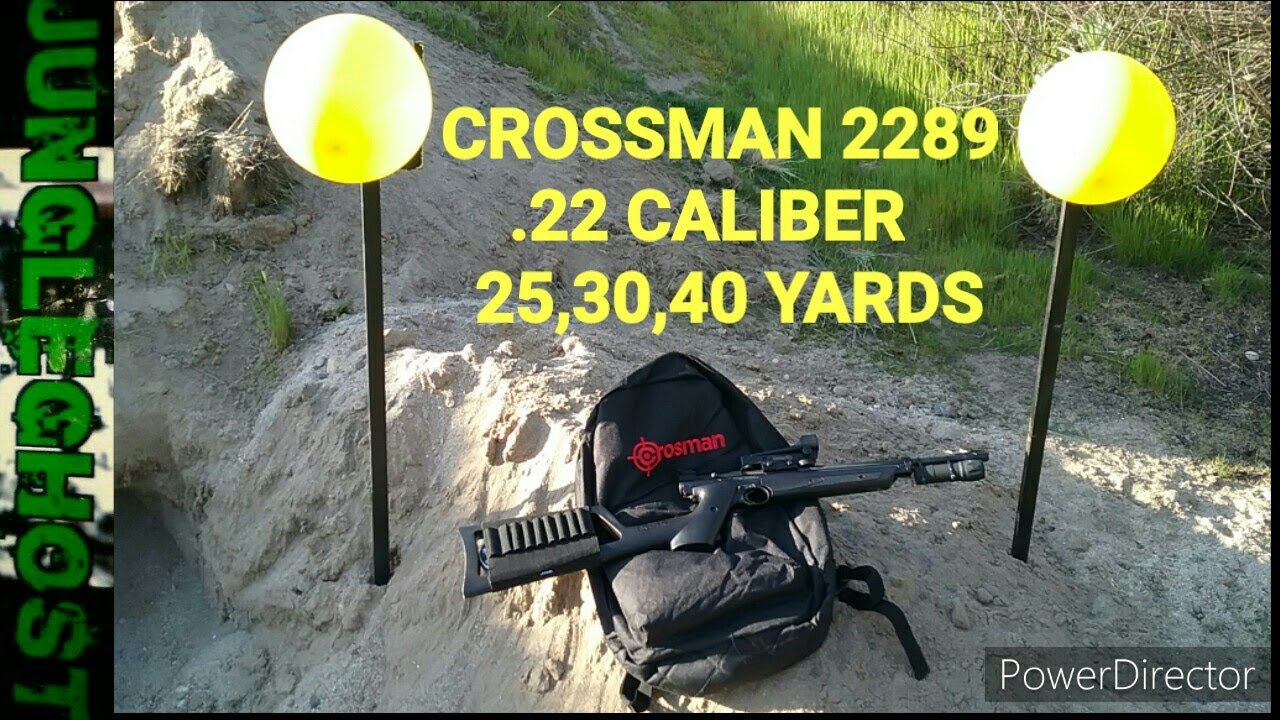 CROSSMAN .22 CAL. 2289G BUGOUT PACKPACKER SHOOTING 25,30,40 YARDS