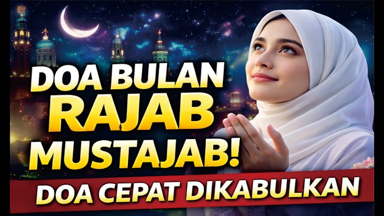 GETARKAN HATI! Doa Mustajab Rajab Sya'ban Ramadhan, Ampunan Mengalir