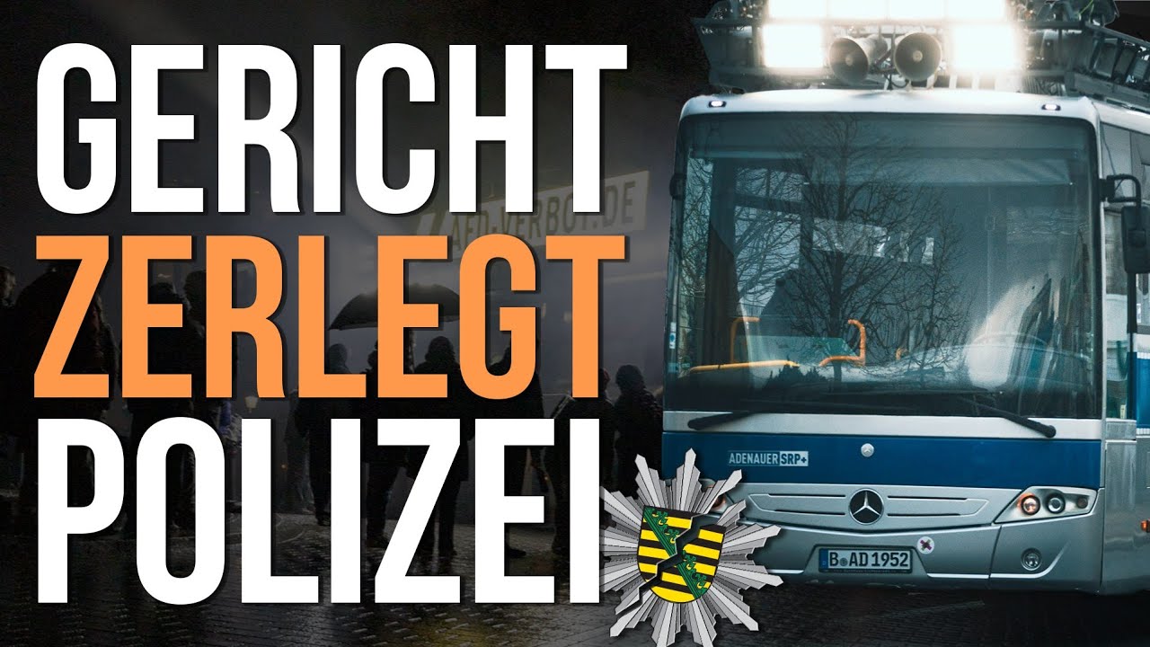 Gericht Zerlegt Sachsen-Polizei: Aktion gegen ZPS war illegal