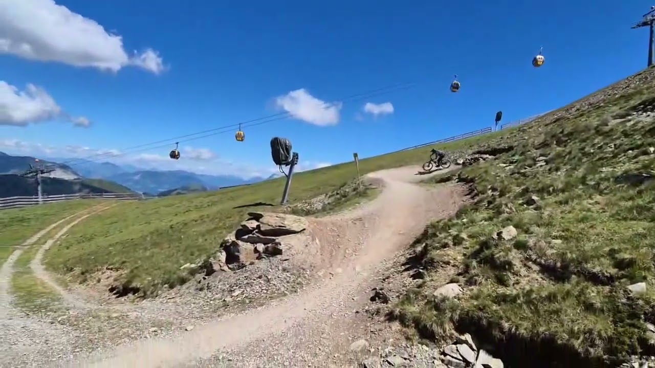Das RoadGap auf dem Hacklberg-Trail in Saalbach-Hinterglemm