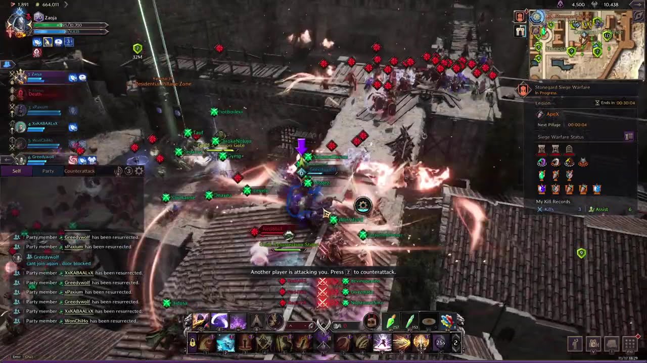 STONEGUARD CASTLE SIEGE 11/17/2024 GLOBAL SERVERS(THRONE AND LIBERTY)