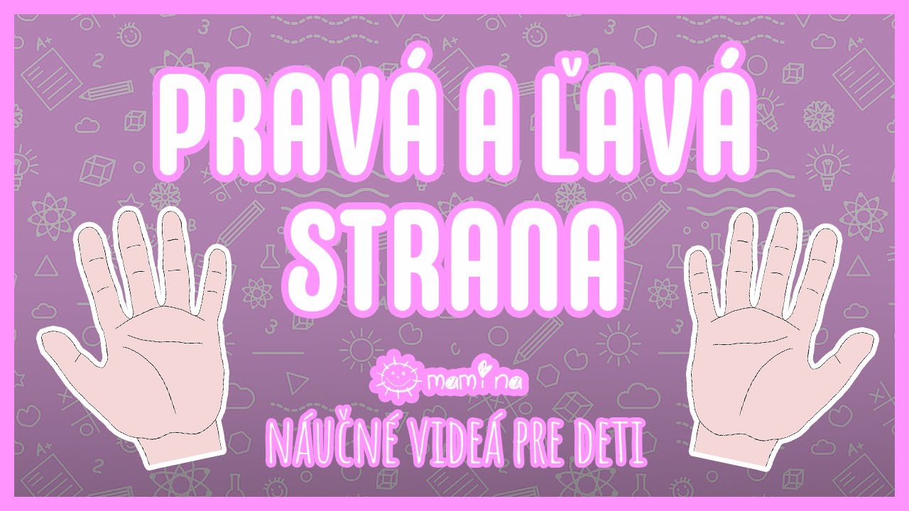 Prav&aacute; a ľava strana | maminask :)