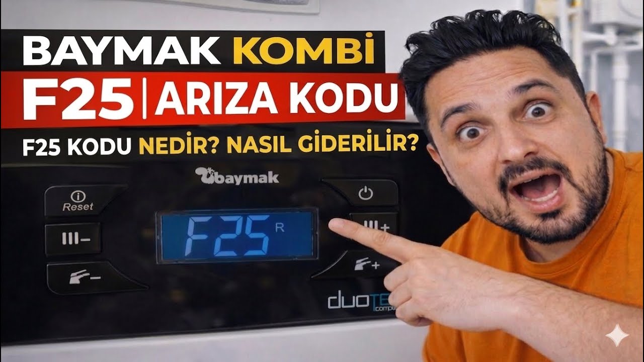 Baymak Kombi E25 Hata Kodu Nedir? Nasıl Giderilir?