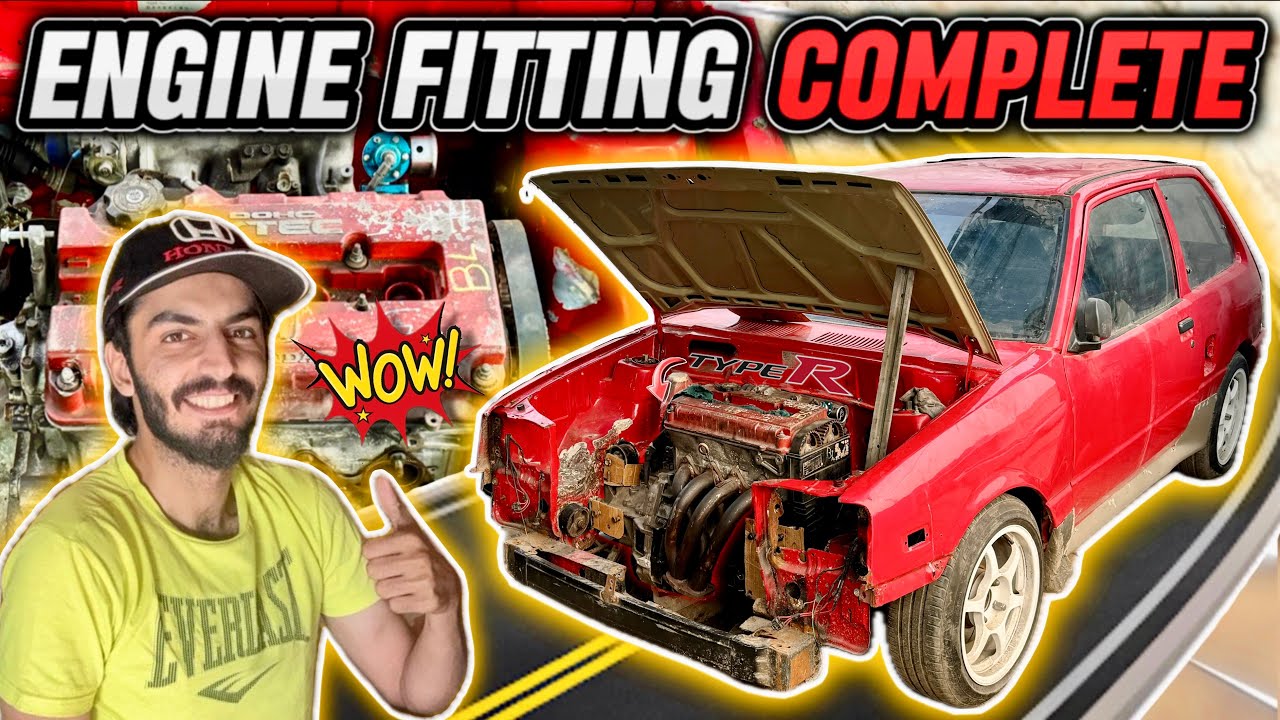 Engine Fitting Complete !!! Pakistan's First B Series Khyber 🔥 Mental Pipa 🤩 TEAM-4K