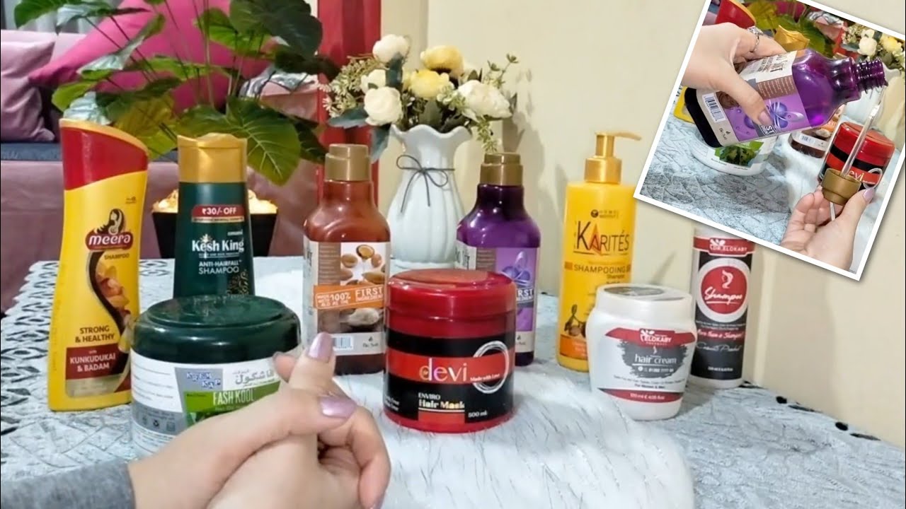 جربت أنواع شامبو عجبتني وأنواع تانيه نشفت شعرى(كيش كينج✨ميرا✨بايو سوفت✨كاريتيه)وحمام كريم🌿رأي فيهم🤔