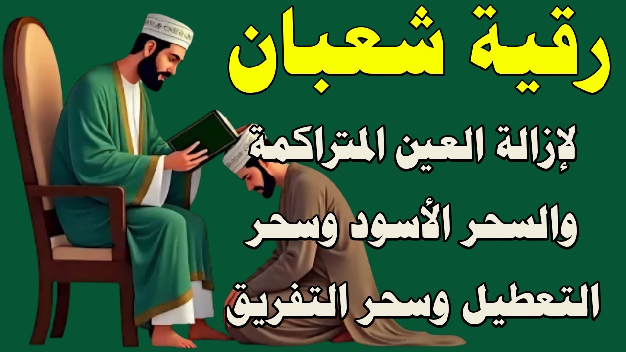 رقية شعبان لإزالة العين ومنع تجديد السحر وحسد الأقارب وسحر الفواحش وسحر النفور