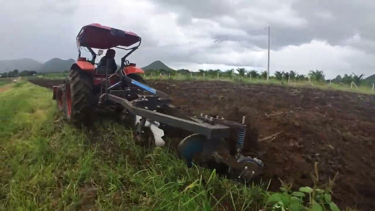 รถ62แรง ลากผานสับหมกม้าบินเพกาซัส 4ใบ ดินเหนียวดำ จะไหวไหม #จานไถม้าบินเพกาซัส #รอยไถเงินล้าน