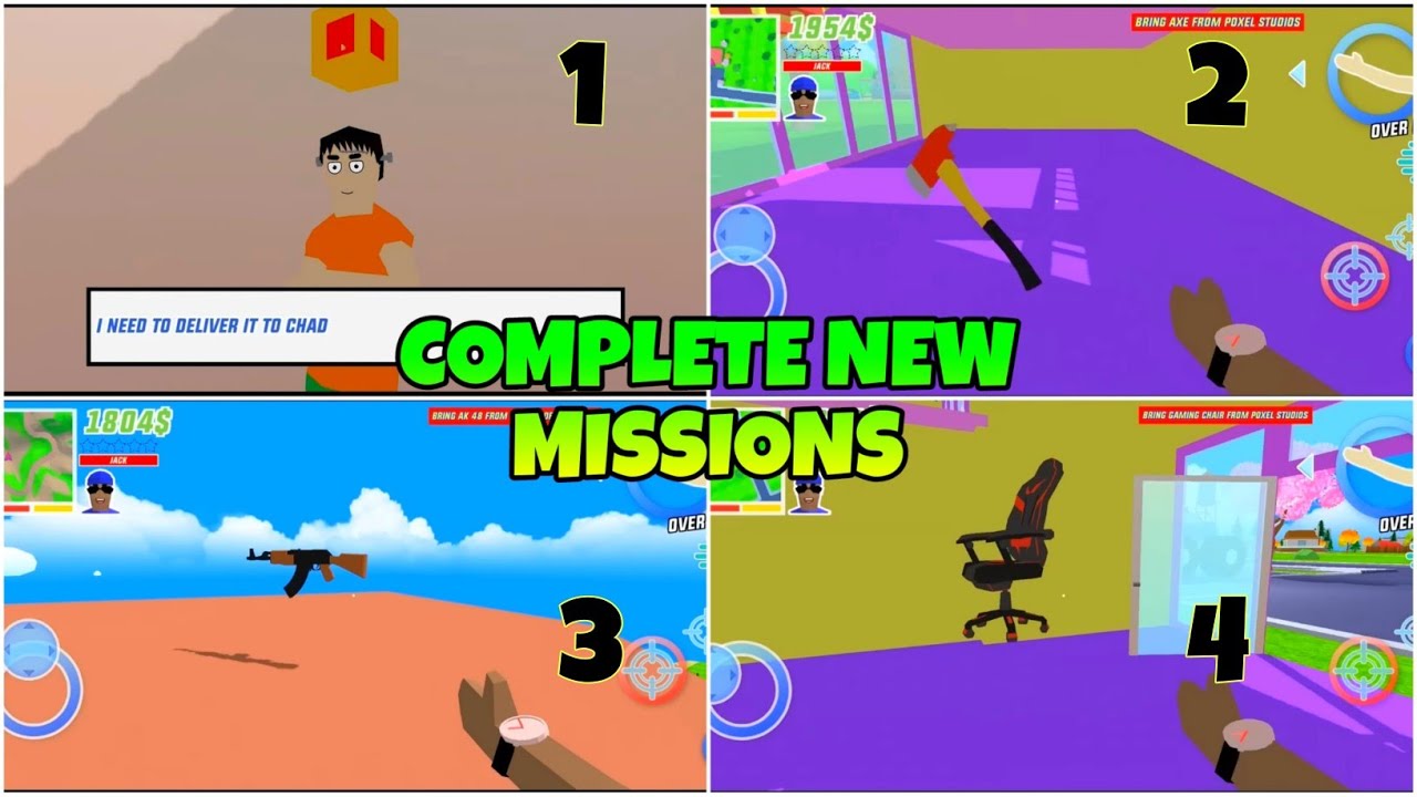 Complete New Mission In Dude Theft Wars | New Update | Dude Theft Wars | Trace Gamerz