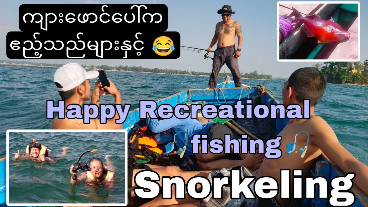Recreational fishing & Snorkeling #seafishing #vlogbykoaz