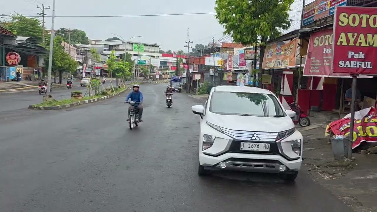 Perjalanan dari tol jrakah sampai kampus tiga UIN Walisongo Semarang