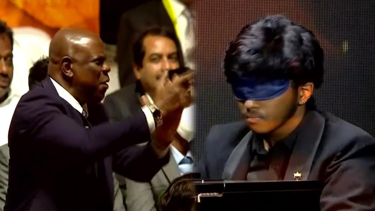 கண்ணை கட்டிக்கொண்டு Piano இசைத்த Lydian Nadhaswaram | Chess Olympiad 2022 | Chennai Chess 2022