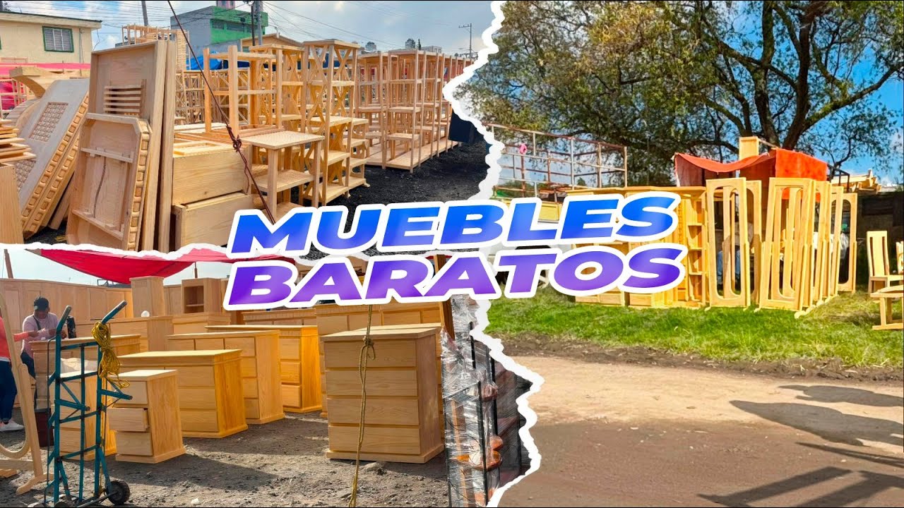 fui a SAN MATEO ATENCO AL TIANGUIS DE MUEBLES más barato de México