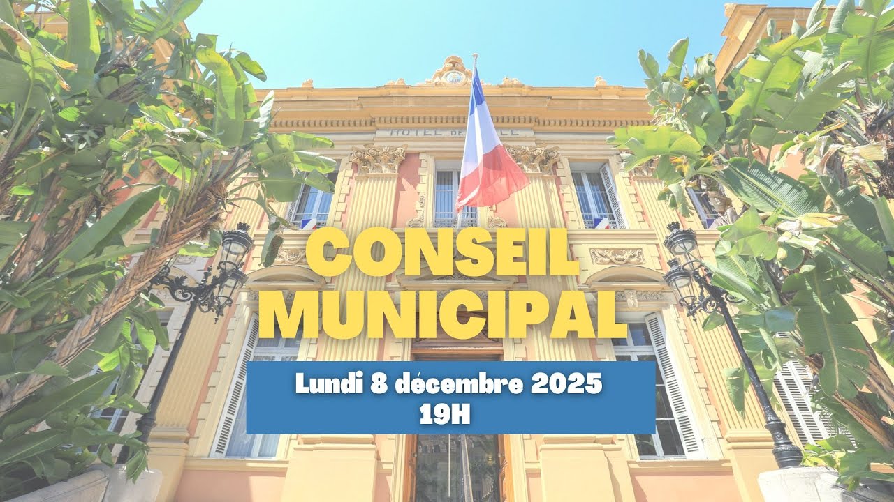 Conseil municipal du lundi 8 décembre à 19h